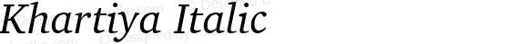 Khartiya Italic