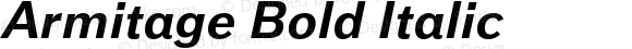 Armitage Bold Italic