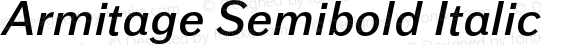 Armitage Semibold Italic