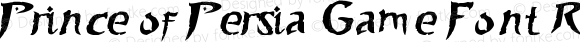 Prince of Persia Game Font Regular