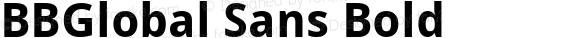 BBGlobal Sans Bold