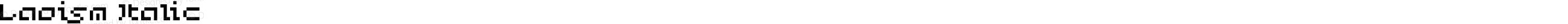 Laoism Italic