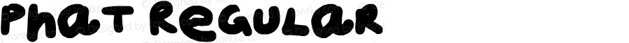 Phat Regular Lanier My Font Tool for Tablet PC 1.0