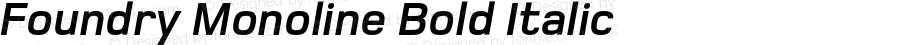 FoundryMonoline-BoldItalic