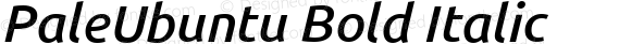 PaleUbuntu Bold Italic