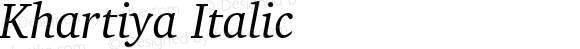 Khartiya Italic