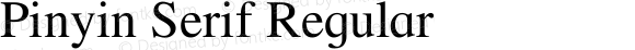 Pinyin Serif Regular