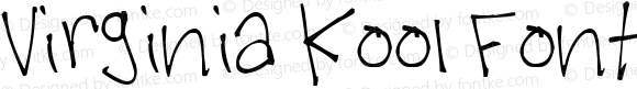 Virginia Kool Font