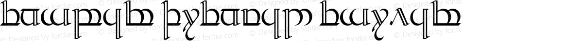 Tengwar Quenya-2 Regular