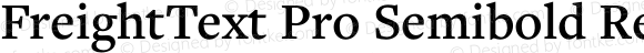 FreightText Pro Semibold Regular