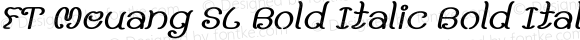 FT Meuang SL Bold Italic Bold Italic