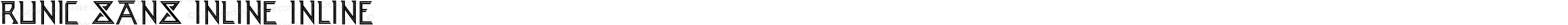 Runic Sans Inline Inline