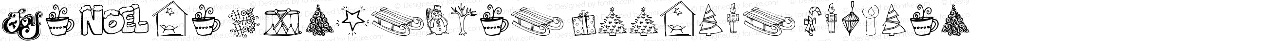 Janda Christmas Doodles