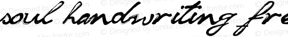 soul handwriting_free-version Regular