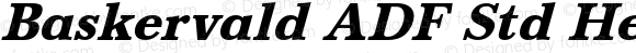 Baskervald ADF Std Heavy Italic