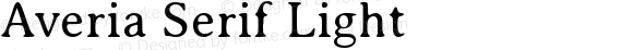 Averia Serif Light