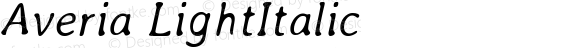 Averia LightItalic