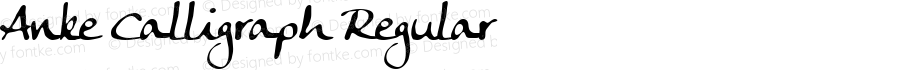 Anke Calligraph Regular