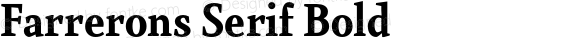 Farrerons Serif Bold