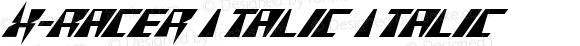 X-Racer Italic Italic