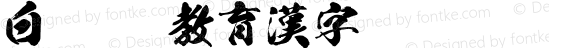 白龍TTF教育漢字 Regular