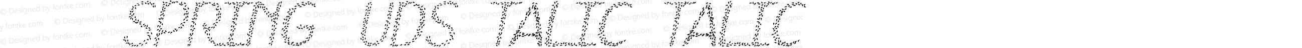 HKH Spring Buds Italic Italic