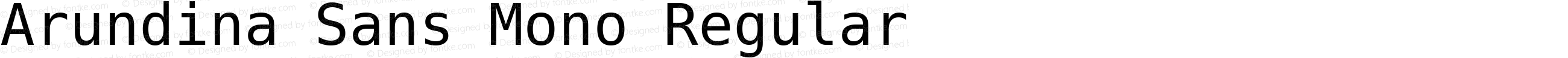 Arundina Sans Mono