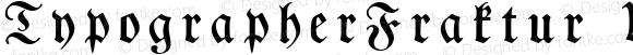 TypographerFraktur UNZ1 Italic