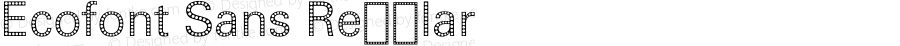 Ecofont Sans