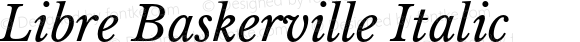 Libre Baskerville Italic