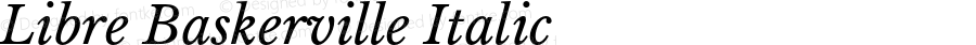 Libre Baskerville Italic