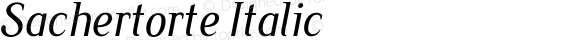 Sachertorte Italic