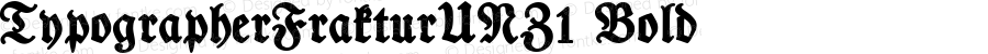 TypographerFrakturUNZ1 Medium
