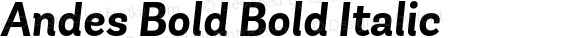 AndesBold-Italic