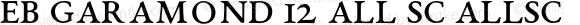 EB Garamond 12 Regular All SmallCaps