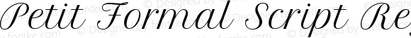 Petit Formal Script