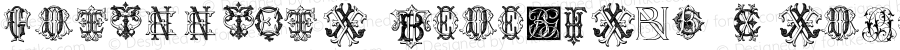 Intellecta Monograms Random Samples Four Regular Version 001.000