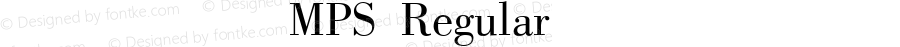 方正科技符号MPS Regular 1.0