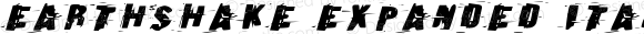 Earthshake Expanded Italic Expanded Italic