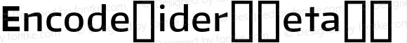 EncodeWider-Beta26 500 Medium Regular