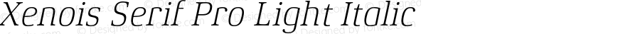 XenoisSerifPro-LightItalic