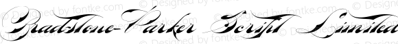 Bradstone-Parker Script Limited Free Version