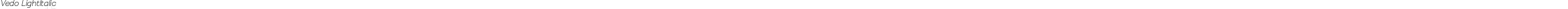Vedo LightItalic