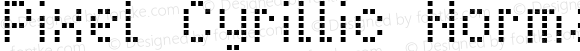 Pixel Cyrillic Normal