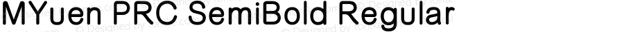 MYuen PRC SemiBold Regular