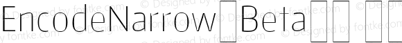 EncodeNarrow-Beta30 100 Thin Regular