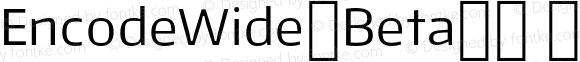EncodeWide-Beta30 400 Normal Regular
