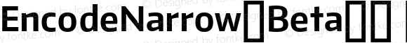 EncodeNarrow-Beta30 700 Bold