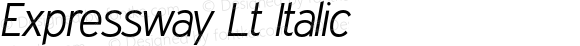 Expressway Lt Italic