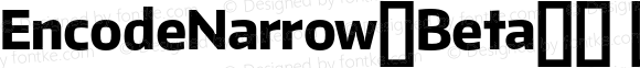 EncodeNarrow-Beta33 800 ExtraBold